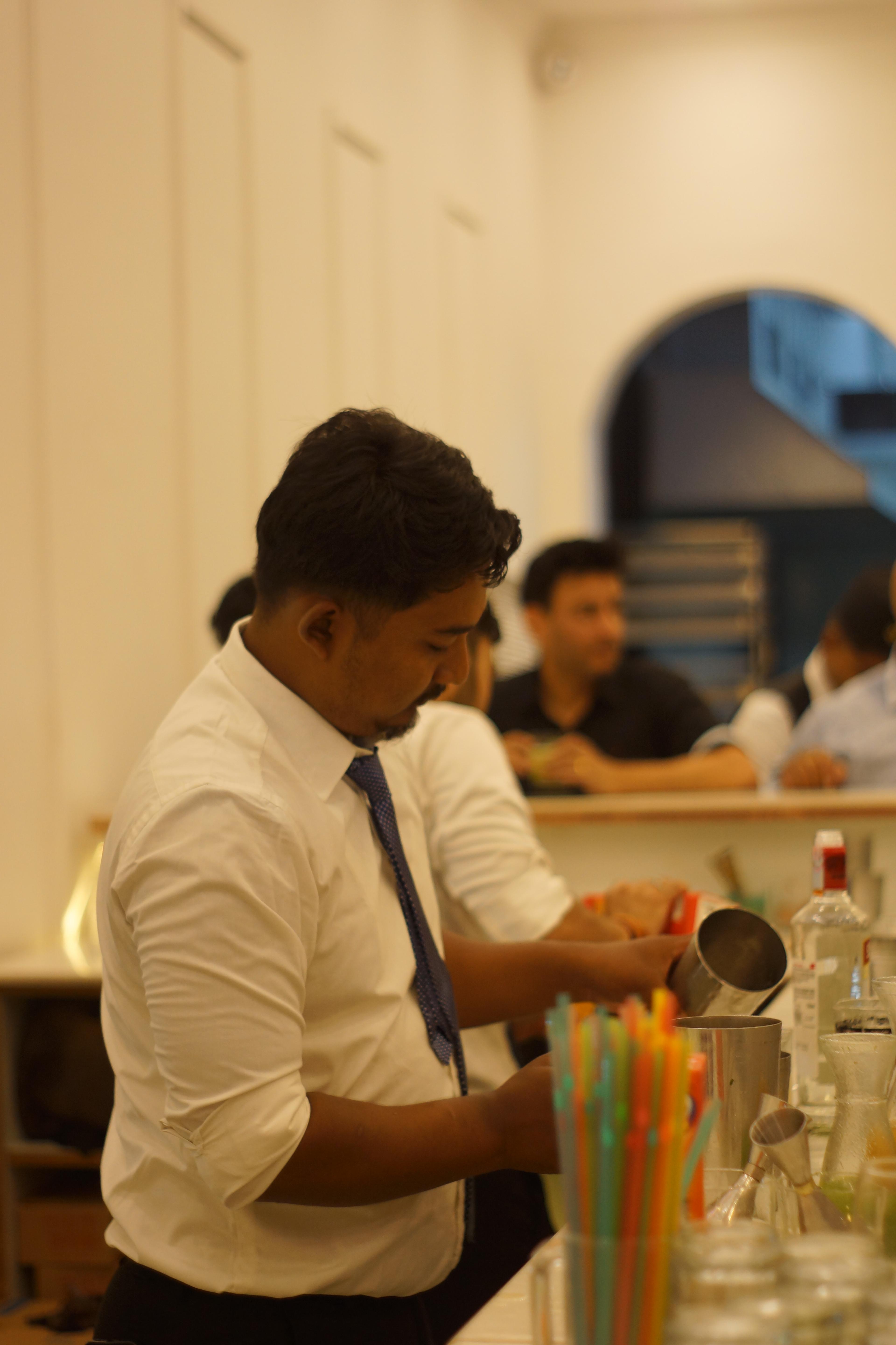 Couple at an outdoor ceremony